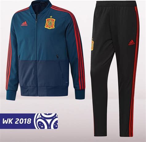 adidas spanje ssp joggingspak wk 2018 heren|Spanje Trainingspakken 2018.